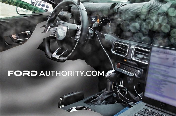Next-Gen Ford Mustang interior spy shot